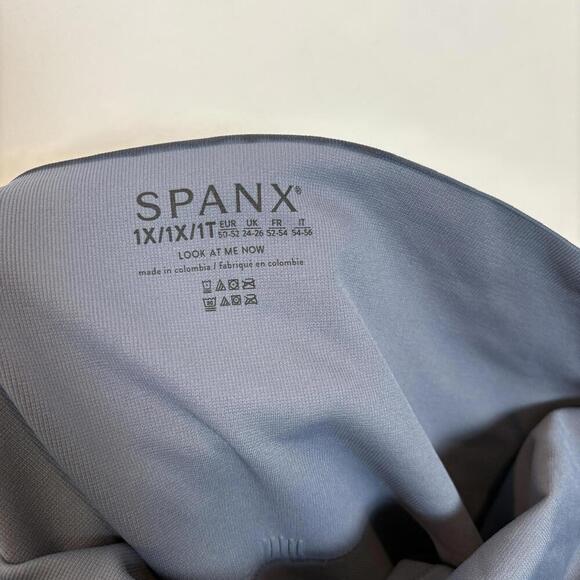 SPANX Look at me Know Dark Blue Marble Space Dyed Compression Leggings Size: 1X - Picture 5 of 6